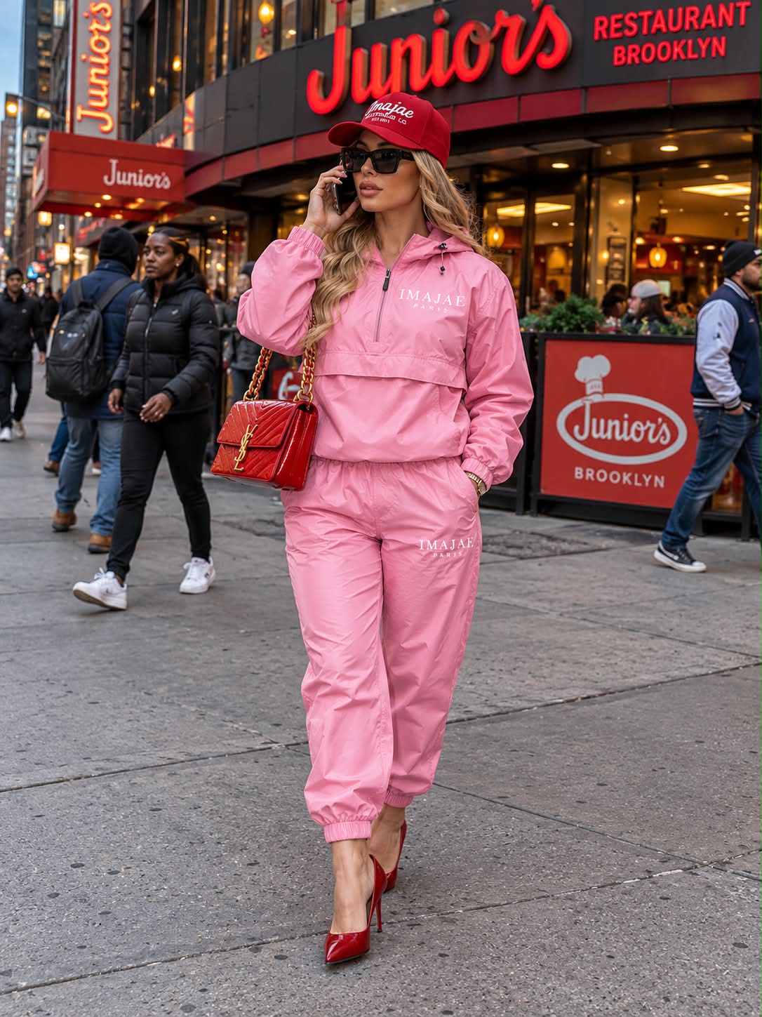 DESIRE COLLECTION BY IMAJAE FEMALE CROP-TOP SWEATSUITS WITH / HATS