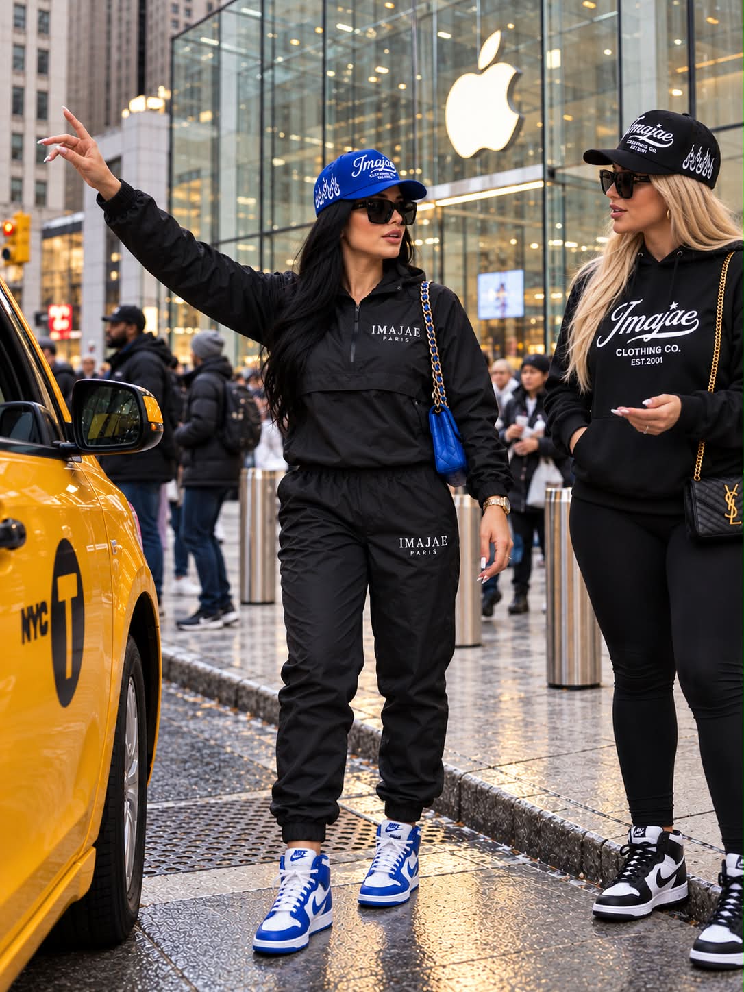 DESIRE COLLECTION BY IMAJAE FEMALE CROP-TOP SWEATSUITS WITH / HATS