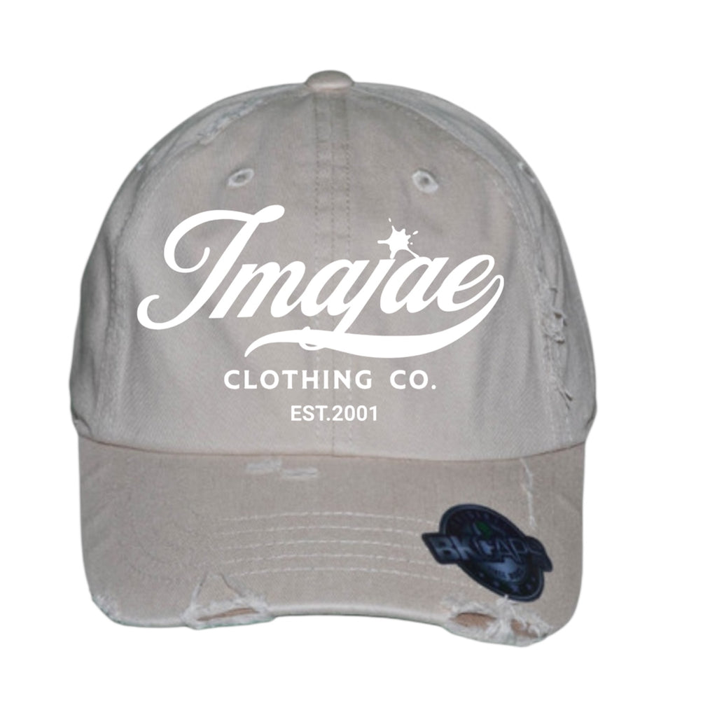 IMAJAE SIGNATURE DISTRESSED COLOR STRAP HATS