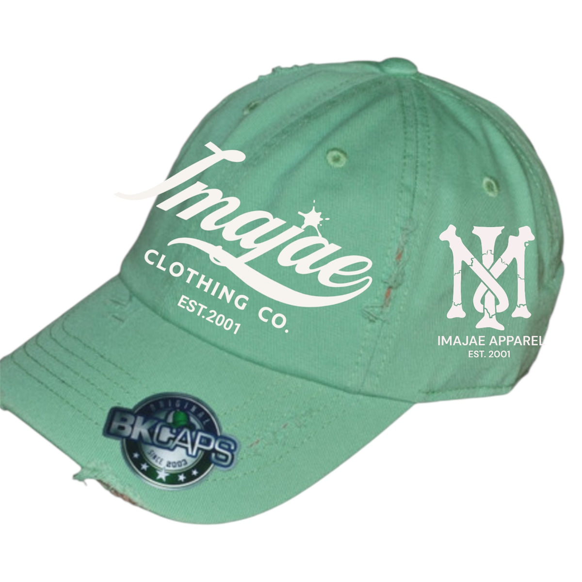 IMAJAE SIGNATURE DISTRESSED COLOR STRAP HATS