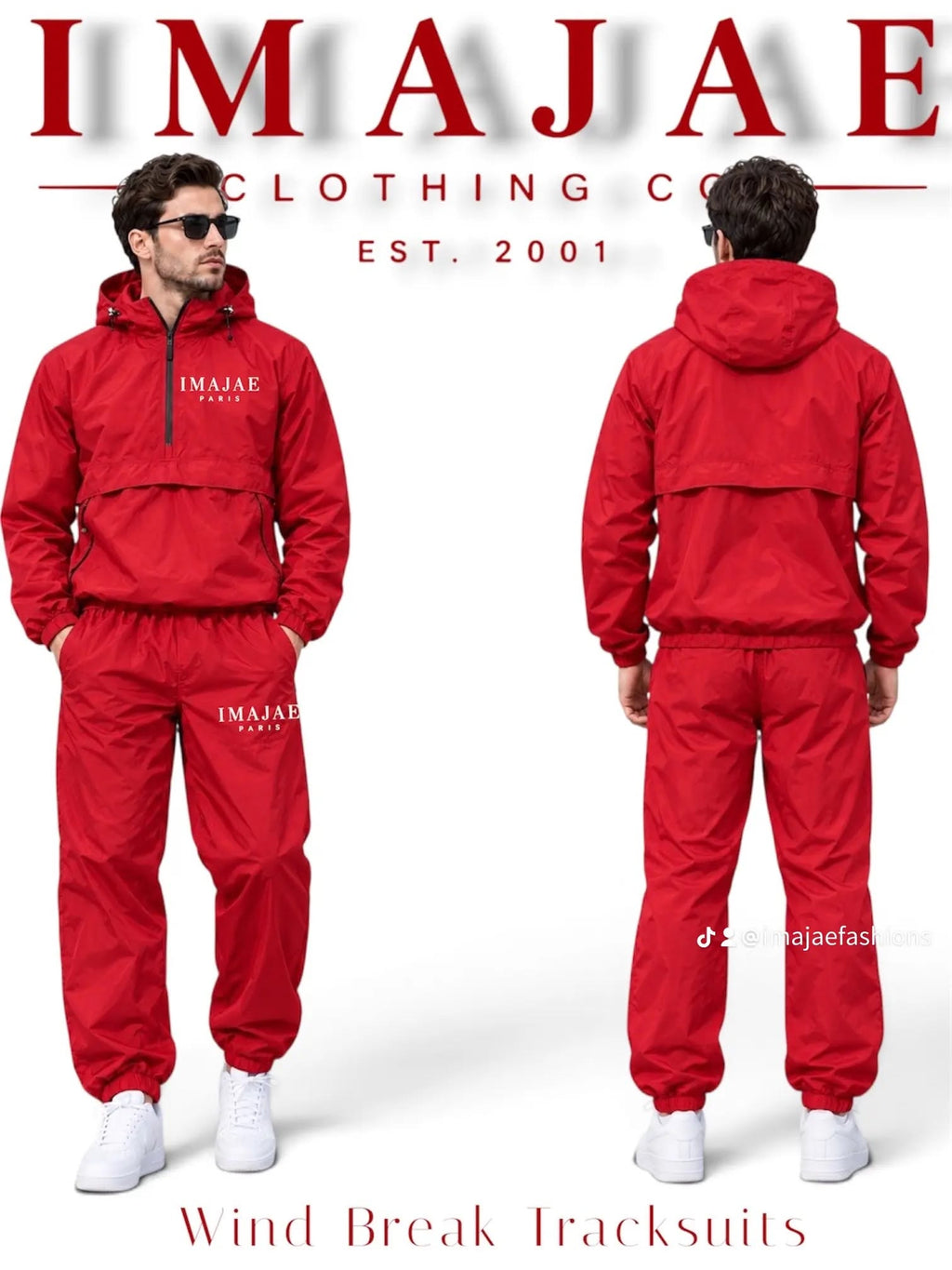 IMAJAE WIND BREAKER SUITS 2PC SET