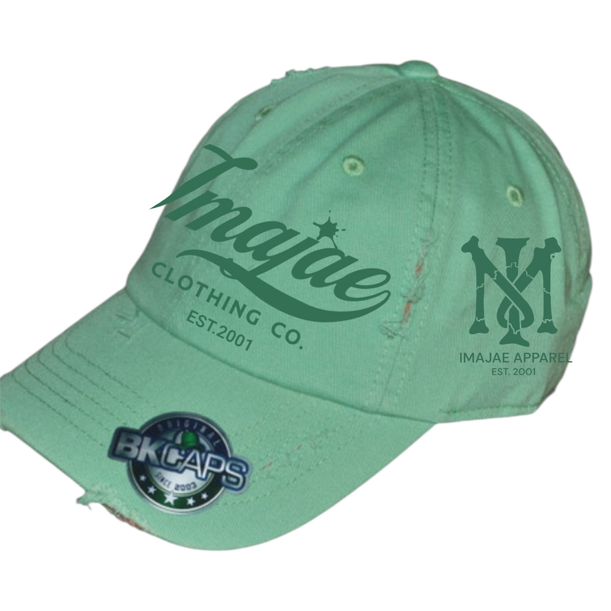 IMAJAE SIGNATURE DISTRESSED COLOR STRAP HATS