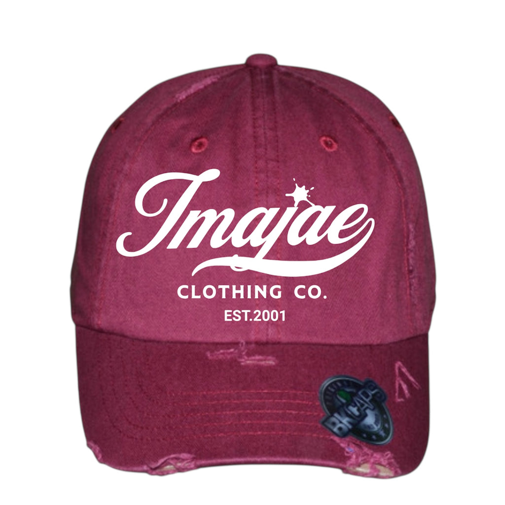 IMAJAE SIGNATURE DISTRESSED COLOR STRAP HATS