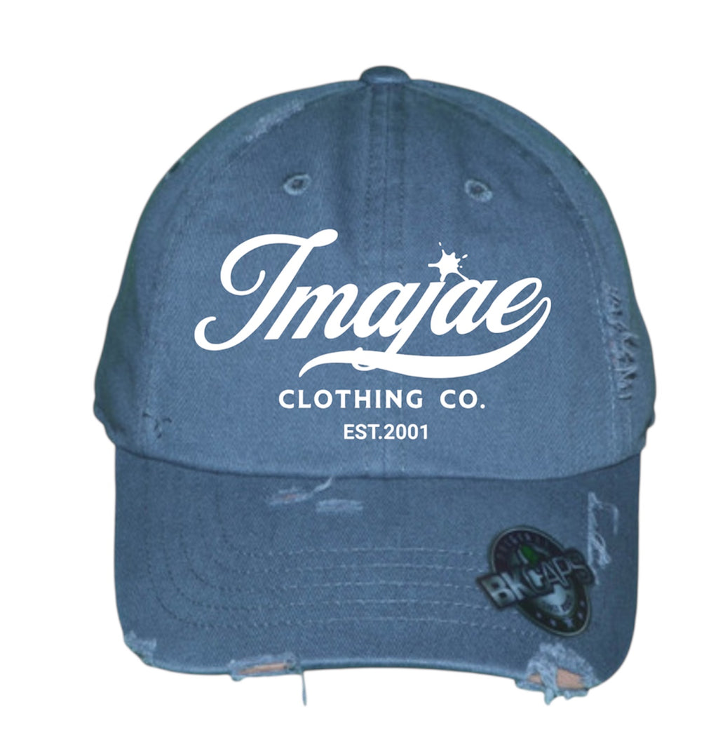 IMAJAE SIGNATURE DISTRESSED COLOR STRAP HATS