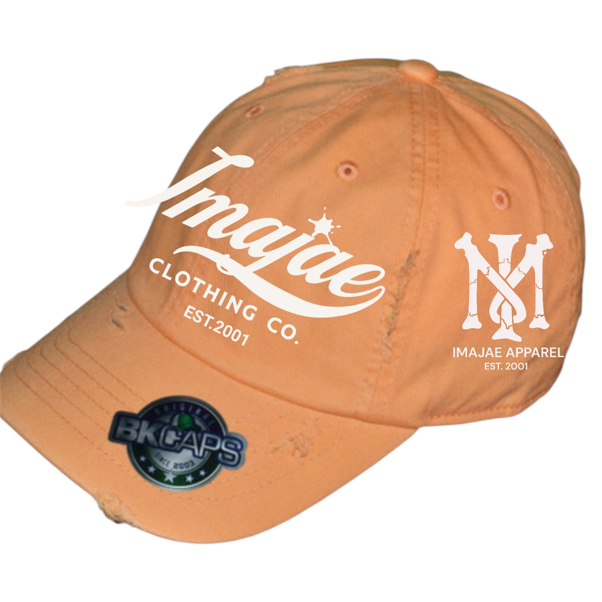 IMAJAE SIGNATURE DISTRESSED COLOR STRAP HATS