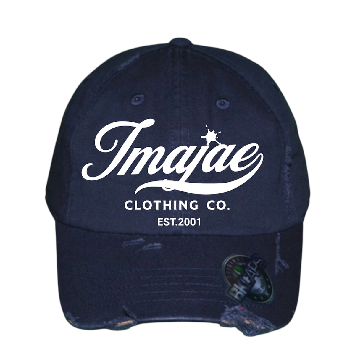 IMAJAE SIGNATURE DISTRESSED COLOR STRAP HATS