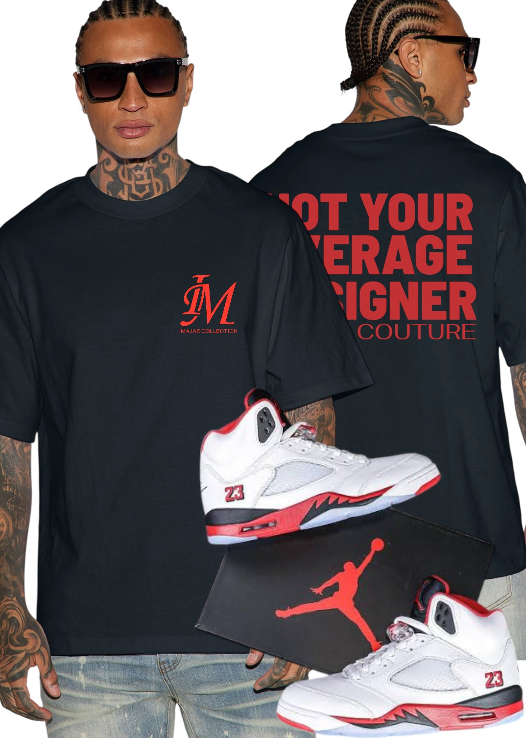 SIGNATURE OVER-SIZED ( NOT YOUR AVERAGE DESIGNER )  TSHIRTS / HOODIES