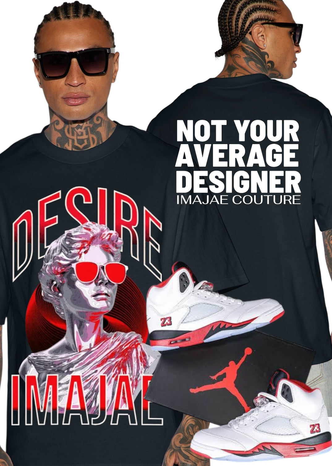 SIGNATURE OVER-SIZED ( NOT YOUR AVERAGE DESIGNER )  TSHIRTS / HOODIES